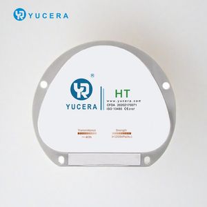 CAD Cam AG System High Translucency Yucera Ht White Dental Zirconia Disc