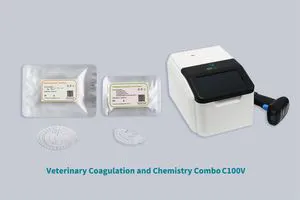 Laboratory Instrument Veterinary Semi Auto Coagulation & Chemistry Combo Analyzer Pet Clinic Animal Surgeon Chemistry Analyzer Real-Time Chemistry Analyzer