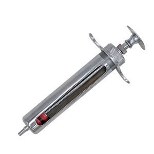 Profession Stainless Steel Copper Adjustable Continuous Injection Gun Veterinary Vaccine Poultry Syringe