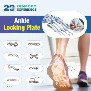 Titanium Orthopedic Implants Mini Bone Locking Plate for Foot and Ankle System