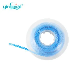 Dental Consumables Ortodoncia Spool Rubber Band Long Orthodontic Elastomeric Power Chain Comfortable Orthodontic Elastic Chain