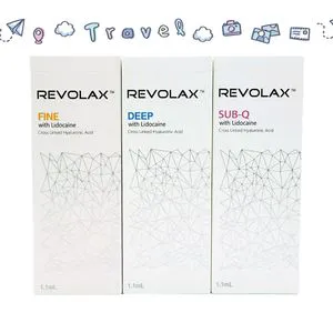 Revolax Deep Filler Cross-Linked Hyaluronic Acid Facial Dermal Filler Lip Enhancement