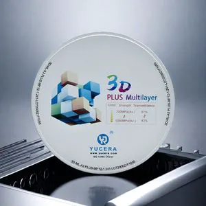 Yucera 3D Plus Professional-Grade High-Strength Multilayer Zirconia Blocks
