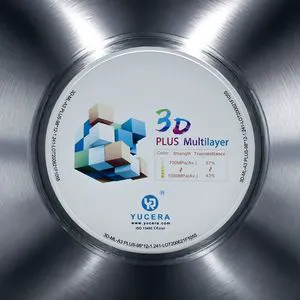 Yucera 3D Plus Revolutionary High-Performance Multilayer Zirconia Blocks