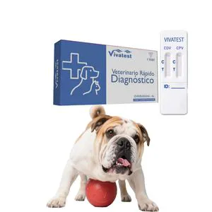 Pet Care Feline & Canine Combo Rapid Test Kit for Fcov Fip Ehr Ccv Cdv Cpv Toxo Cpiv Cav Gia Fpv AG & Ab