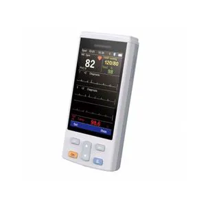 Digital Veterinary Handheld Pet ECG Vital Signs Anaesthesia Veterinary Monitor with Etco2/Bibp/Temp