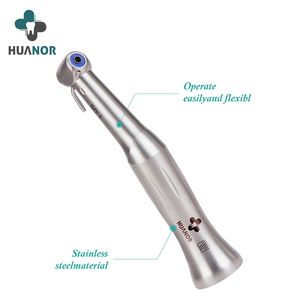 20: 1 Implant Contra Angle Dental Low Speed Handpiece Implant Green Ring Angle E Type Connect