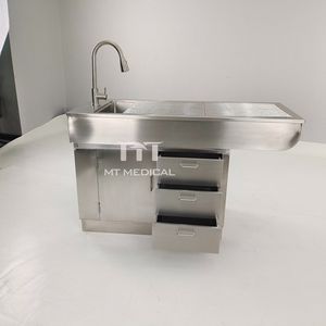 High Quality Multi-Functional Stainless Steel Disposal Table for Animal Vet Treatment Grooming