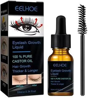 Eyelash Growth Serum, Pure Castor Oil, 0.34 fl oz with Applicator