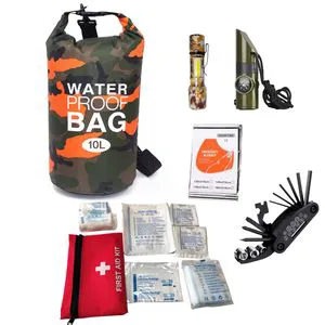 Ultimate Camp Ready Dry Bag Emergency Survival Kit