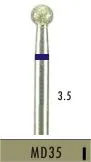 Diamond Bur HP Sharp and Durable for Skilled Worker MD35