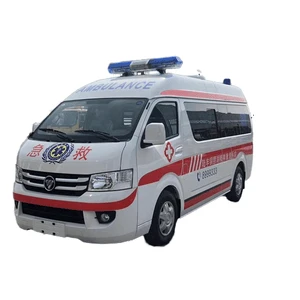 Foton Monitoring Ambulance-Left-Hand Drive Emergency Medical Vehicle 5320mm Body 10L Oxygen System