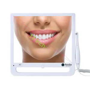 Dentist White Color Endoscope with Monitor for Teeth Inspection