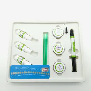 Teeth Whitening Kit with Gel Syringe Dental Teeth Whitening Kits Instruction Card