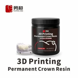 Grey Natural Tooth Match Permanent 3D Printing Dental Crown Resin