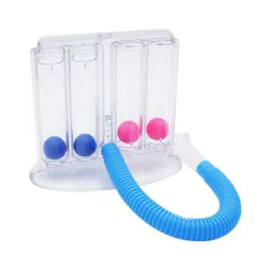 Medical Four Balls Blowing 1800 Inhaling 1500 Respirotory Portable Breathing Exerciser Device