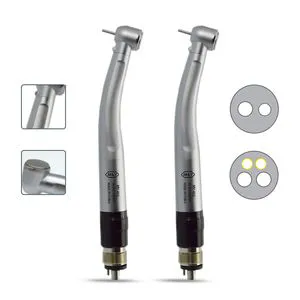 Dental High Speed Handpiece E-Generator Torque Head T3 Racer Qd Quick Coupling Air Turbine 2/4holes Dentists Equipment