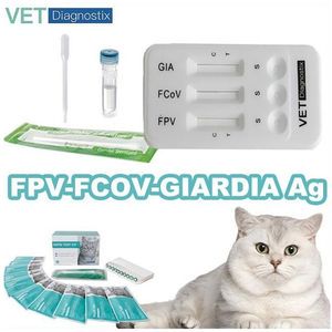 (FPV/FCoV/Giardia AG) Feline Panleukopenia/Giardia Antigen Combo Rapid Test
