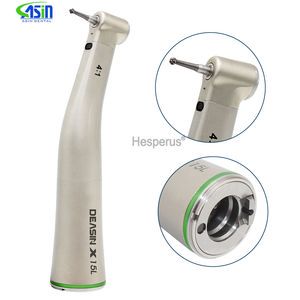 Dental Green Ring 4: 1 Fiber Optical LED Contra Angle Low Speed Handpiece for Endodontics