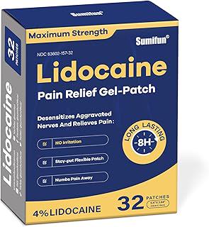 4% Lidocaine Patches Maximum Strength