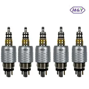 Coxo Wh Handpiece Coupler Dental 6hole Fiber Optical Adaptor for Air Turbine