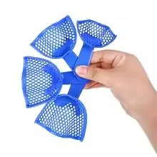Disposable Plastic Blue Color Dental Implant Impression Tray