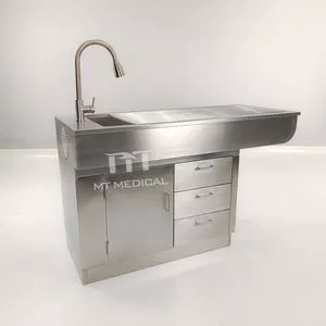 Stainless Steel Veterinary Equipment Vet Dental Surgery Table for Hospital Pet Dental Wet Table