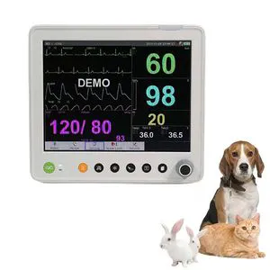 5-Lead ECG Oscillometric Cuff Vet Pet Blood Pressure Machine for Surgical Procedures