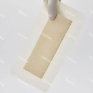 FDA Medical Consumable AG Antimicrobial Silicone Absorbent Foam Dressing