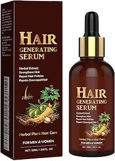 Hair Growth Serum,Contains Castor Oil, Olive Oil, Rosemary and Ginseng Extracts, Natural, Thicker Longer Fuller Healthier Hair, Hair Growth Thickening Product for Women Men,1pcs
