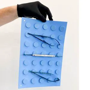 Compact Reusable Magnetic Instrument Mat Surgical for Precision Instrument Organization