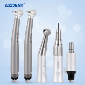 Azdent Dental Material High & Low Speed Surgical Handpiece Kit with LED