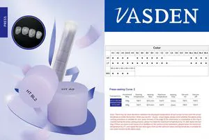 Dental Laboratory Emax Pressed Purple Ingot CAD High-Strength Restorative Material