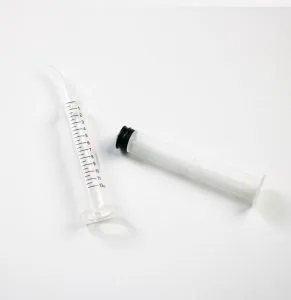 Hospital Disposible Irrigation Syringe for Dental with Disposable Curved Tips