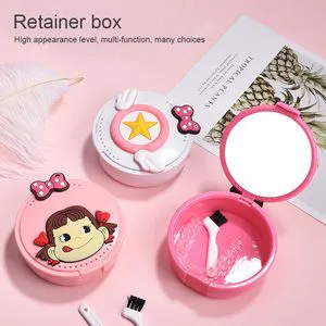 New Colors DIY Plastic Dental Box Storage for Denture Teeth Outdoor Cases