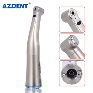 High Quality LED Push Button Dental Handpiece 1: 1 Contra Angle Handpiece with Internal Spray