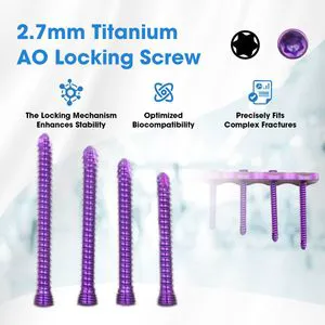 Titanium Alloy Locking Screw Orthopedic Implants