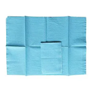 Premium Blue Two-Layer Dental Bibs for Surgical Use