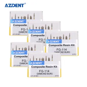 High Quality Fg-114 Dental Diamond Burs Composite Kit