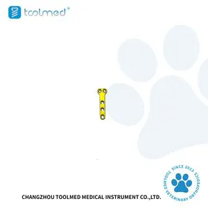 Toolmed 1.1mm T Type Locking Plate for Small Animal Titanium Bone Plate Alp Veterinary Orthopedic Implant for Vet Surgery