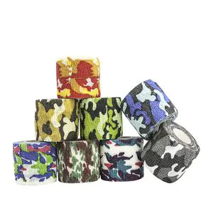 Custom Colored Medical Self Adhesive Bandage Non Woven Cohesive Bandages Wrap