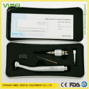 Coxo Dental High Speed Fiber Optic LED Turbine Handpiece 6 Hole Roto