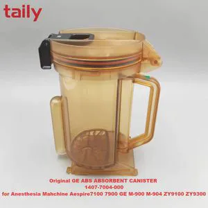 Ge Reusable ABS Absorbent Canister Soda Lime Bottle 1407-7004-000 for Anesthesia Machine Aespire 7100 7900 Ge M-900 M-904 Zy9100 Zy9300