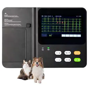 in-06vet 12 Lead 6 Channel Portable Electrocardiogram ECG Machine for Clinical