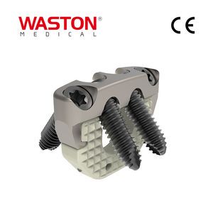 Titanium Trauma Locking Plate Bone Screw Internal Fixation System Instrument Set Used for Zero-X Spinal Cage System Orthopedic Surgical Implant