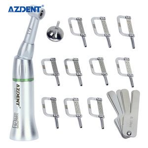 Azdent Dental 4: 1 Interproximal Stripping Contra Angle Handpiece with Strips