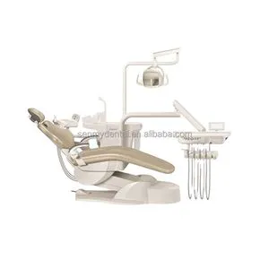 China Dentist Chair Equipment Suntem ST-D580 Integral Top Mounted Dental Chair Unit