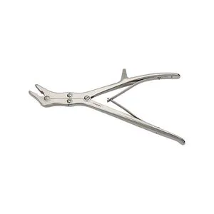 Orthopedic Surgical Instruments Lateral Curvature Double Joint Bone Rongeurs