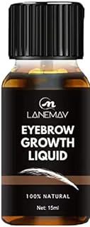 Lanemay Eyebrow Growth Liquid, 15ml, Natural Plant Extracts with Ganoderma, Ginseng, Ginger, Polygonum Multiflorum