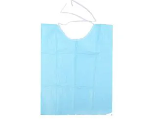 Comfortable Waterproof Medical Disposable Adult Bibs for Patient Dental